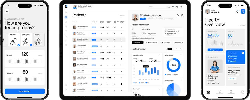 FDA-compliant app for stroke patients with telemedicine features to facilitate remote care